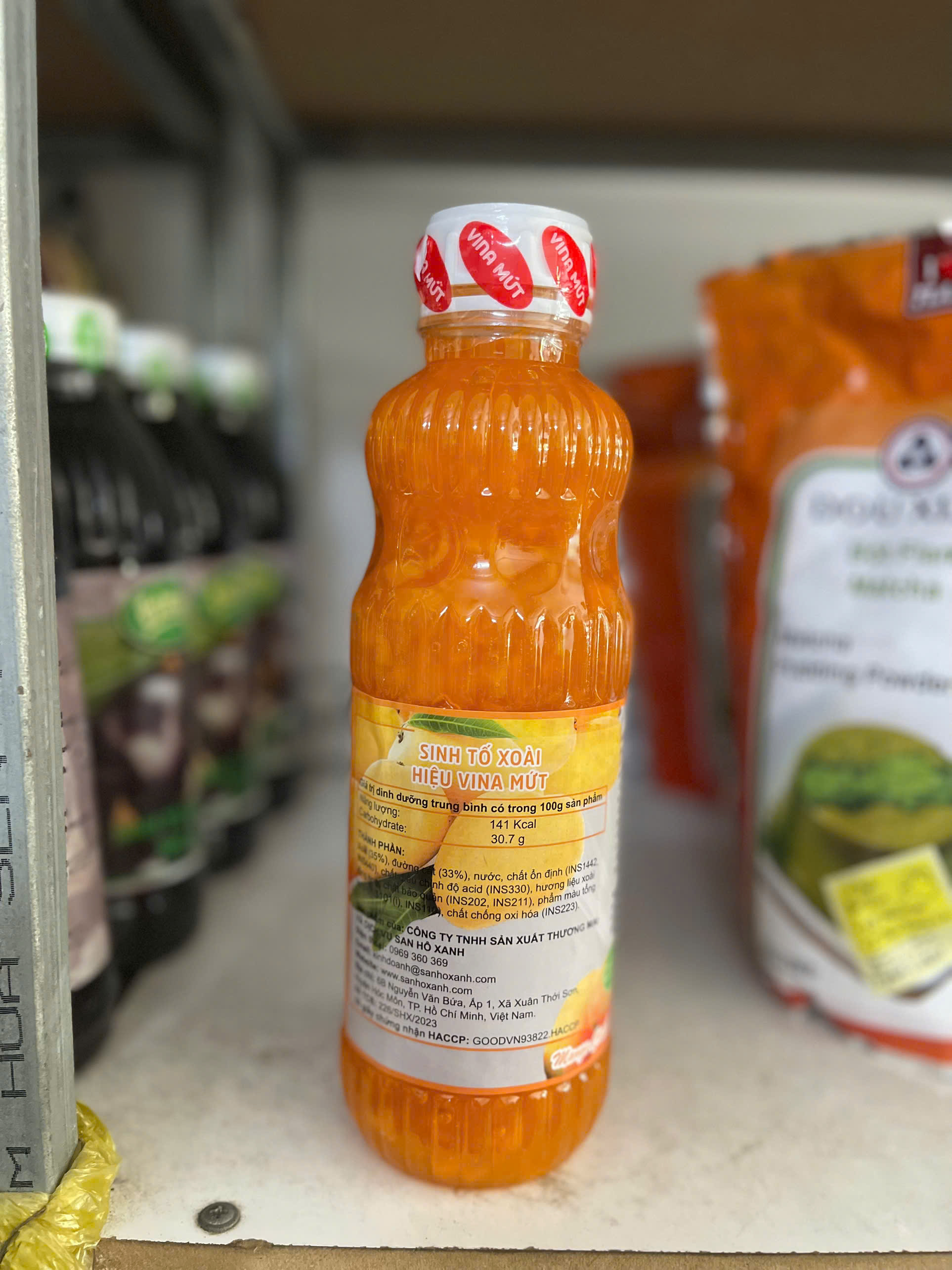 Sinh tố thơm ngon vị xoài